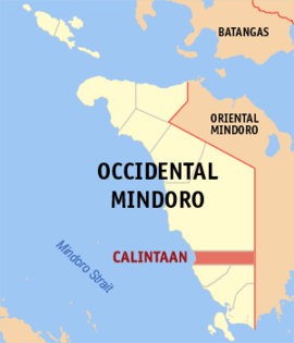 Calintaan na Ocidental Mindoro Coordenadas : 12°34'32"N, 120°56'34"E