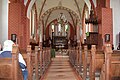 Röbel, Marienkirche, Blick durch das Kirchenschiff auf den Altar 3