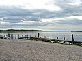 Randers Fjord ved Mellerup. I baggrunden ses Voer Færgested