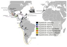 Route der Real Expedición Filantrópica de la Vacuna