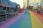 Regenboogpad Station Amsterdam Sloterdijk (2016)