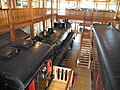 Intérieur du musée ferroviaire de Revelstoke