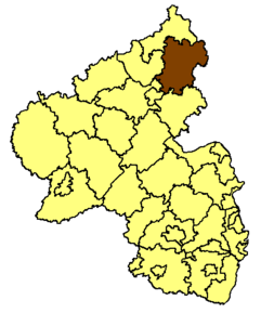 Poziția regiunii Westerwaldkreis