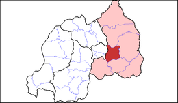 Distretto di Rwamagana – Mappa