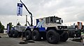 A Burlak with crane at the Armiya 2021 exhibition (Russia)
