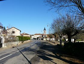 Le bourg de Saint-Front-d'Alemps