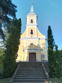 Saint Michael Roman Catholic church in Kapoly