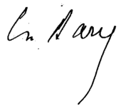 signature de Charles Baret