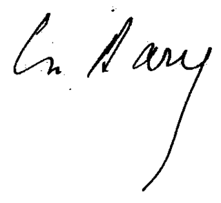 signature de Charles Baret