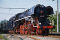 ČSD-lokomotiva 498.104 na posebni vožnji v Avstriji