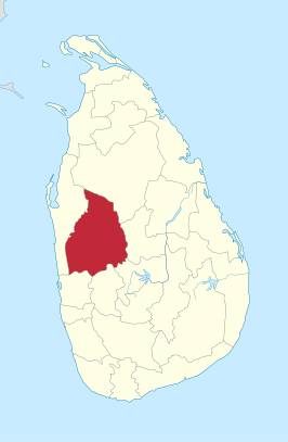 Kaart van Kurunegala