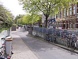 Ingang tunnel onder het spoor vanaf de Coenderstraat naar het stationsplein (2005)