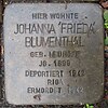 Stolperstein für Johanna 'Frieda' Blumenthal