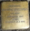 Stolperstein für Andreas Grossmann (Weidengasse 30)