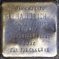 Stolperstein für Irma Jülich (Engelbertstraße 44)