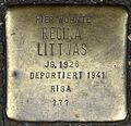 Stolperstein für Regina Littwas (Brüsseler Straße 17)