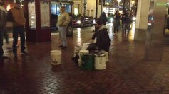 File:Street drummer in Portland, Oregon.webm