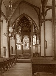 Interior of the old church