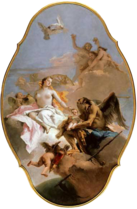 Giovanni Battista Tiepolo - Allegori med Venus og Tida (1754-8)