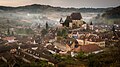 The Evangelical Lutheran medieval fortified church of Biertan/Birthälm during autumn