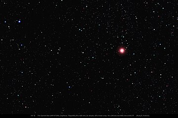赤色超巨星ハーシェルのガーネット・スター (Mu Cephei)