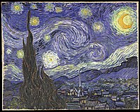 《Starry Night》，1889年，收藏喺紐約現代藝術博物館