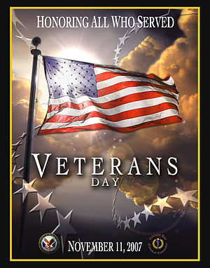 Veterans Day 2007 poster from the United State...