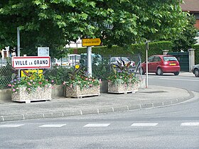 Vue de l'entrée de la ville