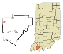 Location in the state of Indiana