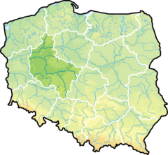 Województwo wielkopolskie na mapie Polski