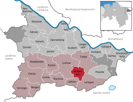 Woltersdorf – Mappa