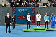 Wrestling at the 2017 Islamic Solidarity Games 12.jpg