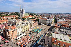 Quảng trường vua Tomislav tại Zagreb