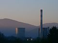 Dampfkraftwerk Voitsberg aus 2 km Entfernung