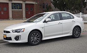 2017 Mitsubishi Lancer 2.4 ES AWC, front left side.jpg