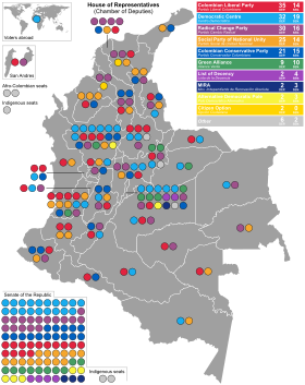 Elecciones legislativas de Colombia de 2018