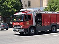 左家庄消防救援站的卢森宝亚AT3城市主战消防车（奔驰底盘）