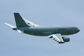 2007年、パリ航空ショーに出展されたドイツ空軍のA310 MRTT