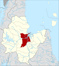 Distretto di Phunphin – Mappa