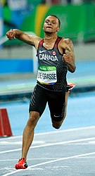 Andre De Grasse – nach Bronze 2016 in Rio auch Bronze hier in Tokio