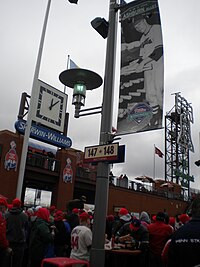 Ashburn Alley, Citizens Bank Park, Philadelphia, named after Baseball Hall of Famer Richie Ashburn Ashburn.jpg