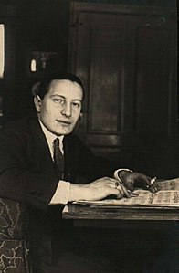 Bulgarian composer, pedagogue, and pianist Pancho Vladigerov, 1930's