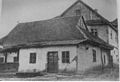 The Baal Shem Tov's shul in Medzhybizh, Ukraine (c. 1915), destroyed and recently rebuilt.