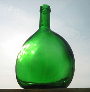 a Bocksbeutel style Bottle