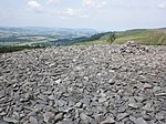 Two cairns on Great Hill, 470 m south and 750 m south west of Quantock Farm