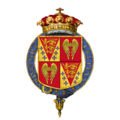 Coat of arms of Edward Seymour, 1st Duke of Somerset: Arms of Seymour, quartering the augmentation of honour