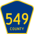 County Route 549  marker