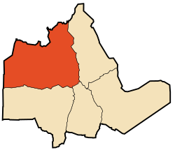 Location of In Amguel commune within Tamanrasset Province