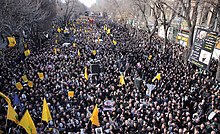 Demonstrations in Iran over the death of Qasem Soleimani during the U.S. attack on the Baghdad airport in Iraq on January 3, 2020 Demonstrations in Iran over the death of Qasem Soleimani.jpg