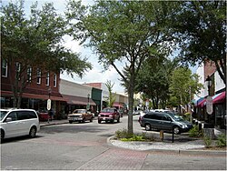 E. Washington Street in downtown Walterboro